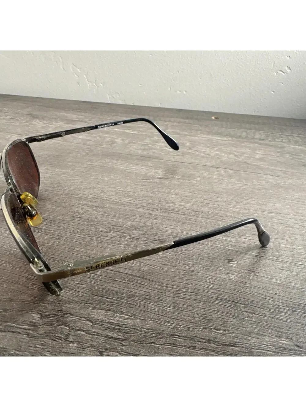 Serengeti Sunglasses DRIVERS 6408 Gold FRAMES ONLY Oversized